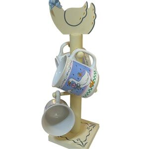 Vintage 1980 Charming Goose Design Mugs - Set of 2 Giftco Made in Taiwan - FS